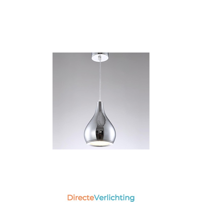 Moderne, eigentijdse Globe-gegalvaniseerde metalen hanglamp