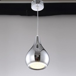 Moderne, eigentijdse Globe-gegalvaniseerde metalen hanglamp
