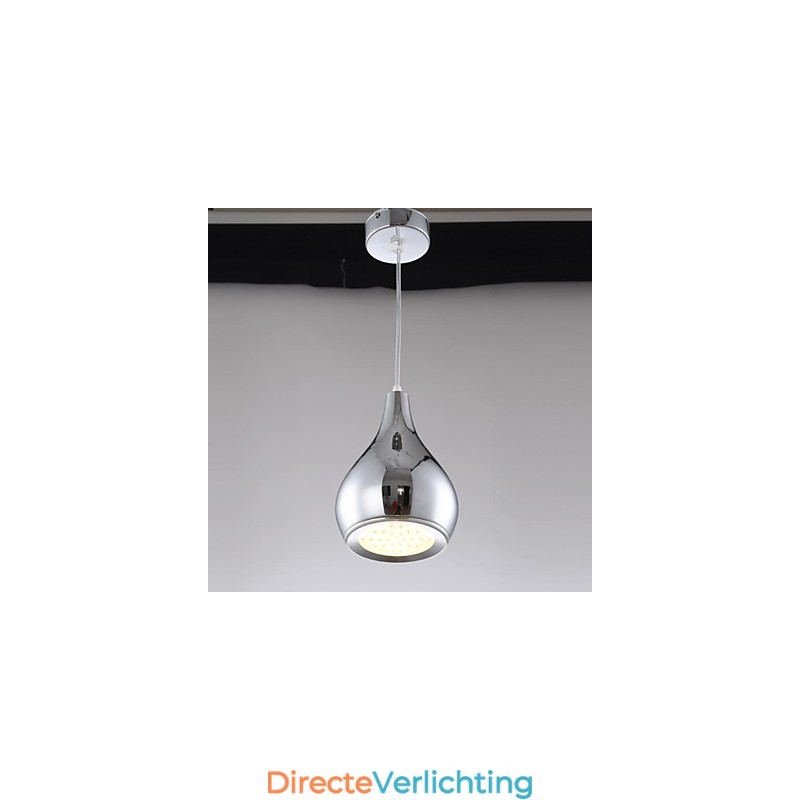 Moderne, eigentijdse Globe-gegalvaniseerde metalen hanglamp