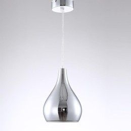 Moderne, eigentijdse Globe-gegalvaniseerde metalen hanglamp