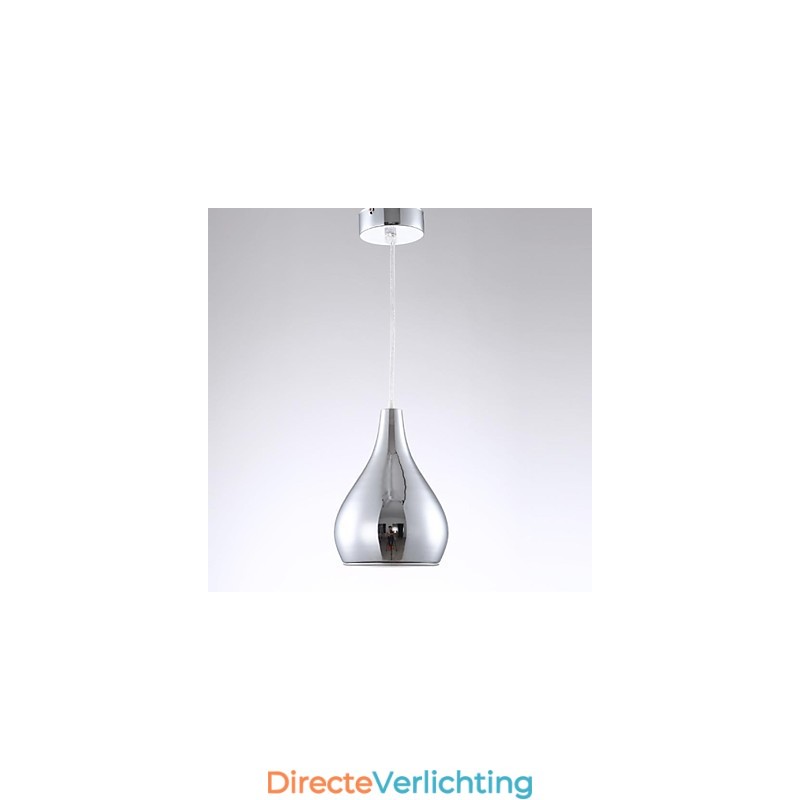 Moderne, eigentijdse Globe-gegalvaniseerde metalen hanglamp