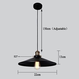 Europese Stijl Retro Klassieke Hanglamp Kunst Hanglamp Geef Lamp Diameter 22CM