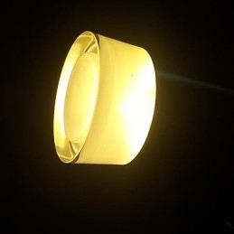 Moderne, eigentijdse hanglamp van chroommetaal