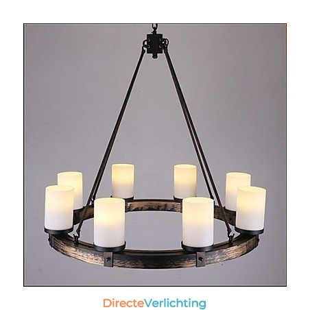 Vintage oude houten kroonluchter Vintage oude houten kroonluchter