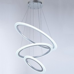 Acryl Hanglamp Lampen Kroonluchter Plafondverlichting met DIY 3 Ringen