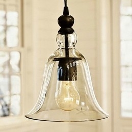 Traditionele klassieke vintage kom mini-stijl gegalvaniseerde hanglamp