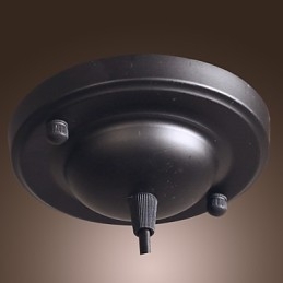 Traditionele klassieke vintage kom mini-stijl gegalvaniseerde hanglamp