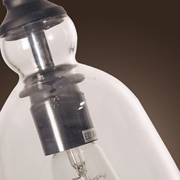 Traditionele klassieke vintage kom mini-stijl gegalvaniseerde hanglamp