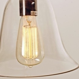 Traditionele klassieke vintage kom mini-stijl gegalvaniseerde hanglamp