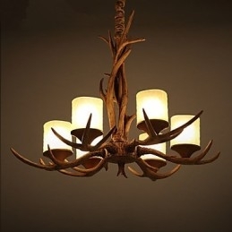 Kroonluchter Hanglamp Vintage Hars