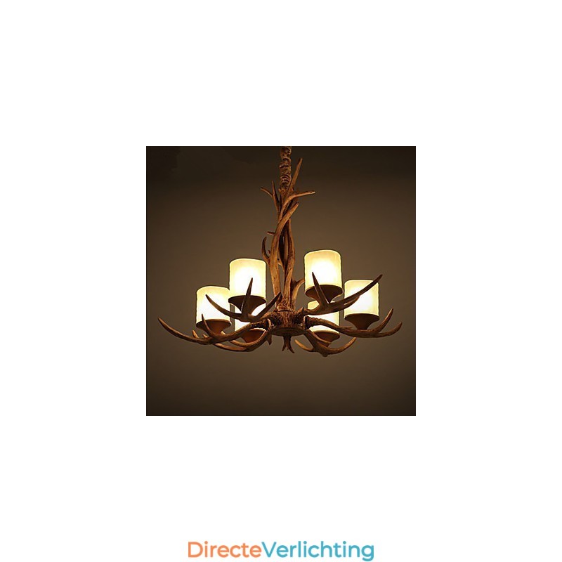 Kroonluchter Hanglamp Vintage Hars