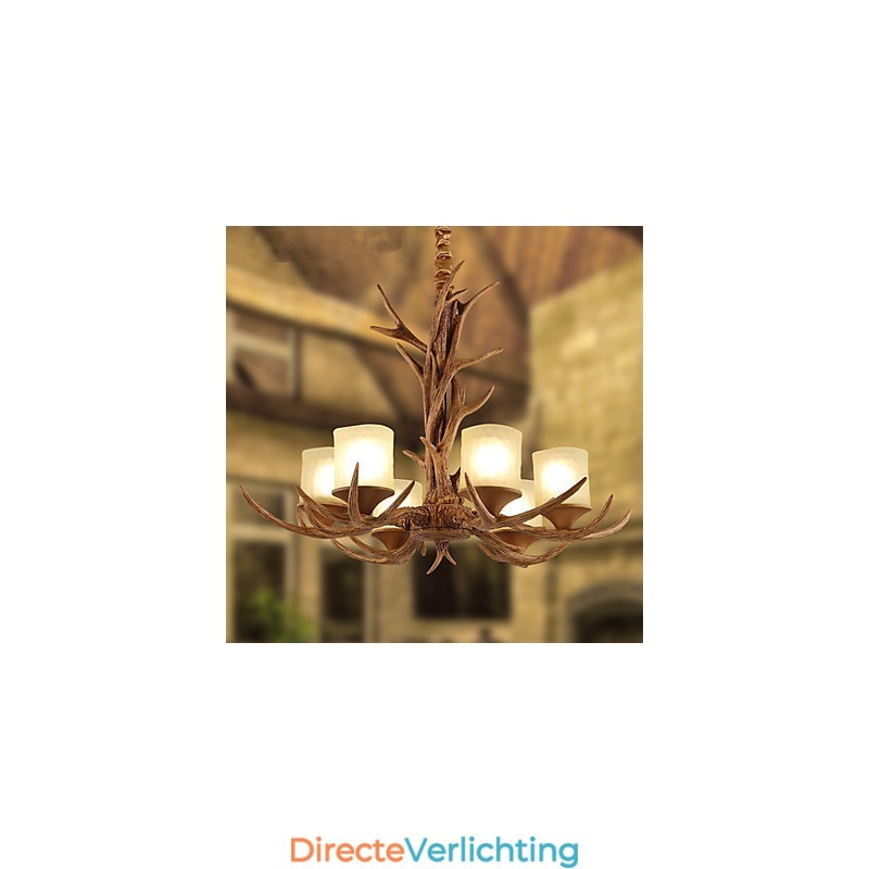 Kroonluchter Hanglamp Vintage Hars
