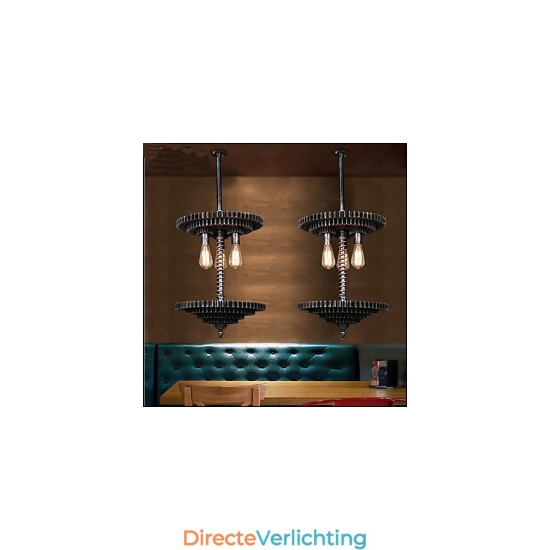 Vintage Lron kroonluchter kroonluchter creatieve mechanische uitrusting