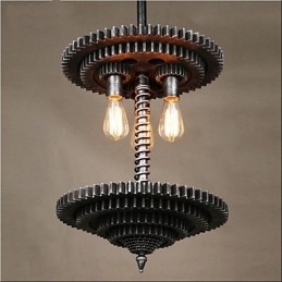 Vintage Lron kroonluchter kroonluchter creatieve mechanische uitrusting