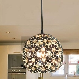 Moderne eigentijdse Globe Crystal Mini-stijl gegalvaniseerde hanglamp