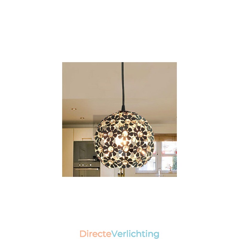 Moderne eigentijdse Globe Crystal Mini-stijl gegalvaniseerde hanglamp