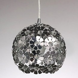 Moderne eigentijdse Globe Crystal Mini-stijl gegalvaniseerde hanglamp