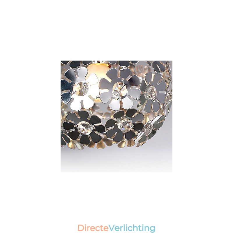 Moderne eigentijdse Globe Crystal Mini-stijl gegalvaniseerde hanglamp