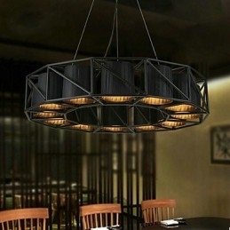 Vintage Land Schilderij Metalen Hanglamp Garage