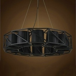 Vintage Land Schilderij Metalen Hanglamp Garage