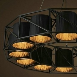 Vintage Land Schilderij Metalen Hanglamp Garage