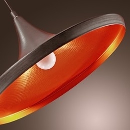 Moderne, eigentijdse retro mini-stijl schilderij hanglamp