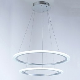 Acryl Hanglampen Plafond Hangende Kroonluchter Lichtarmaturen met 2 ringen