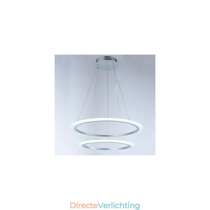Acryl Hanglampen Plafond Hangende Kroonluchter Lichtarmaturen met 2 ringen