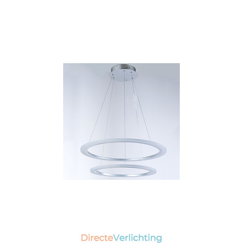 Acryl Hanglampen Plafond Hangende Kroonluchter Lichtarmaturen met 2 ringen