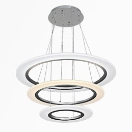 3 Ring DIY Vorm Acryl Hanglamp Plafondlampen Kroonluchter Armaturen met
