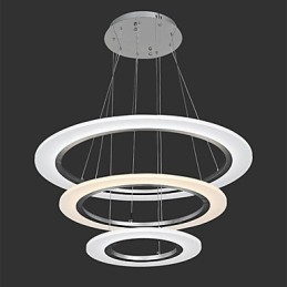 3 Ring DIY Vorm Acryl Hanglamp Plafondlampen Kroonluchter Armaturen met