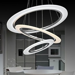 3 Ring DIY Vorm Acryl Hanglamp Plafondlampen Kroonluchter Armaturen met