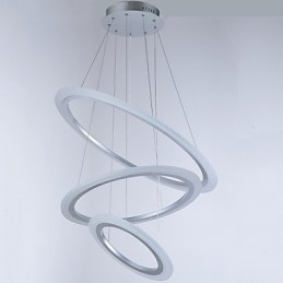 3 Ring DIY Vorm Acryl Hanglamp Plafondlampen Kroonluchterverlichting