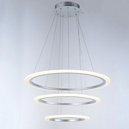 3 Ring DIY Vorm Acryl Hanglamp Plafondlampen Kroonluchterverlichting