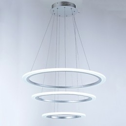 3 Ring DIY Vorm Acryl Hanglamp Plafondlampen Kroonluchterverlichting
