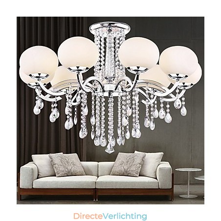 Kroonluchter Kristal Luxe Modern Wonen 9 Lampen Kroonluchter Kristal Luxe Modern Wonen 9 Lampen