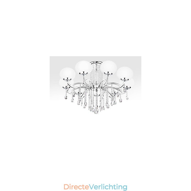 Kroonluchter Kristal Luxe Modern Wonen 9 Lampen