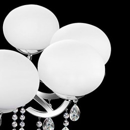 Kroonluchter Kristal Luxe Modern Wonen 9 Lampen