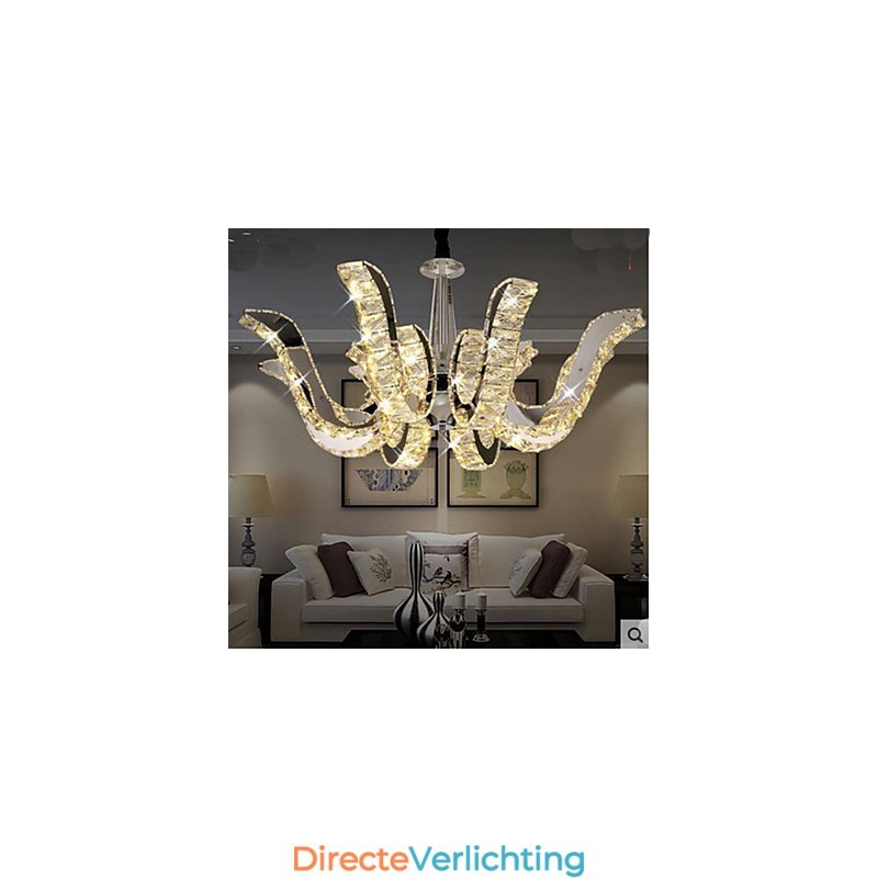 Kristallen lamp moderne luxe kaars kristallen hanglamp