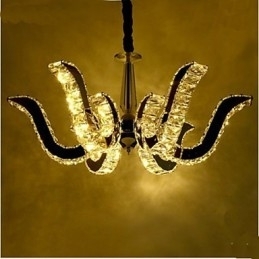 Kristallen lamp moderne luxe kaars kristallen hanglamp