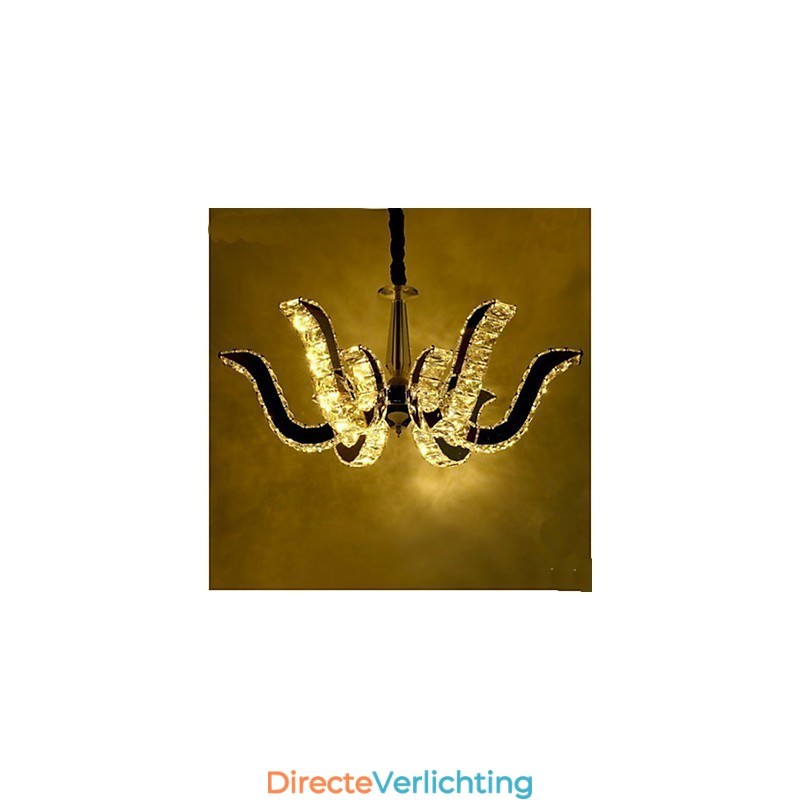 Kristallen lamp moderne luxe kaars kristallen hanglamp