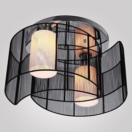 Plafondlamp Modern Design 2 Lampen Zwart