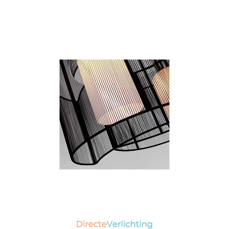 Plafondlamp Modern Design 2 Lampen Zwart