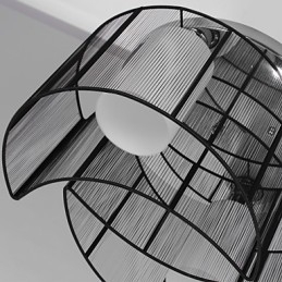 Plafondlamp Modern Design 2 Lampen Zwart