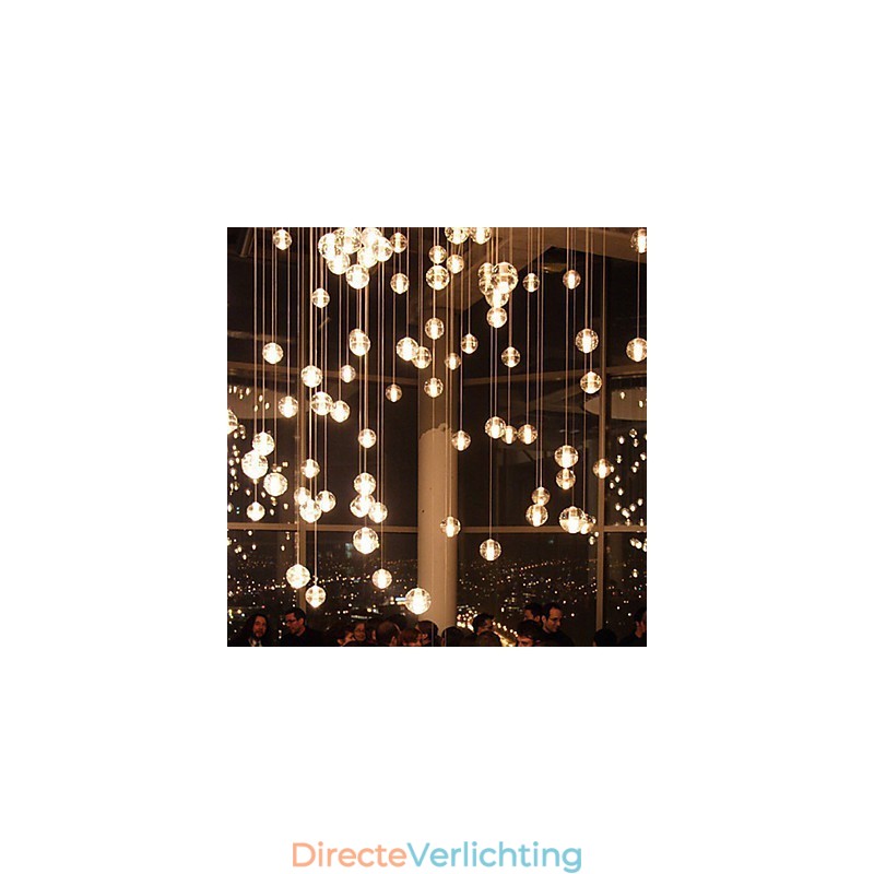 All Over The Sky Star Bocci Droplight Aurora Borealis Moderne Glazen Kristallen Lamp