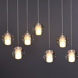 All Over The Sky Star Bocci Droplight Aurora Borealis Moderne Glazen Kristallen Lamp