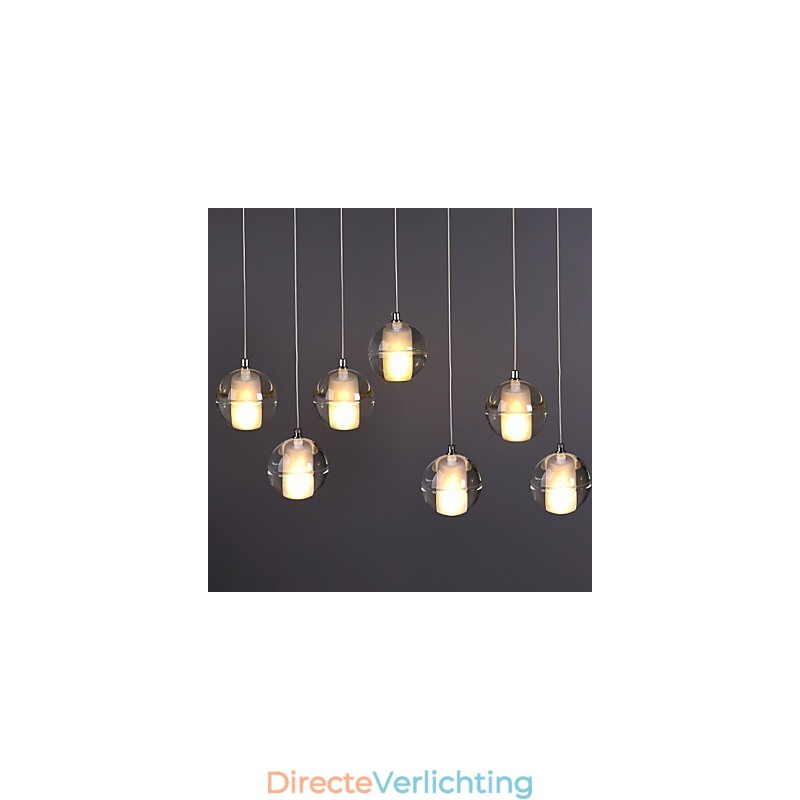 All Over The Sky Star Bocci Droplight Aurora Borealis Moderne Glazen Kristallen Lamp