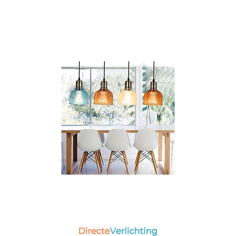 Nordic Small Droplight van glas-in-lood kroonluchter die oude gebruiken herstelt
