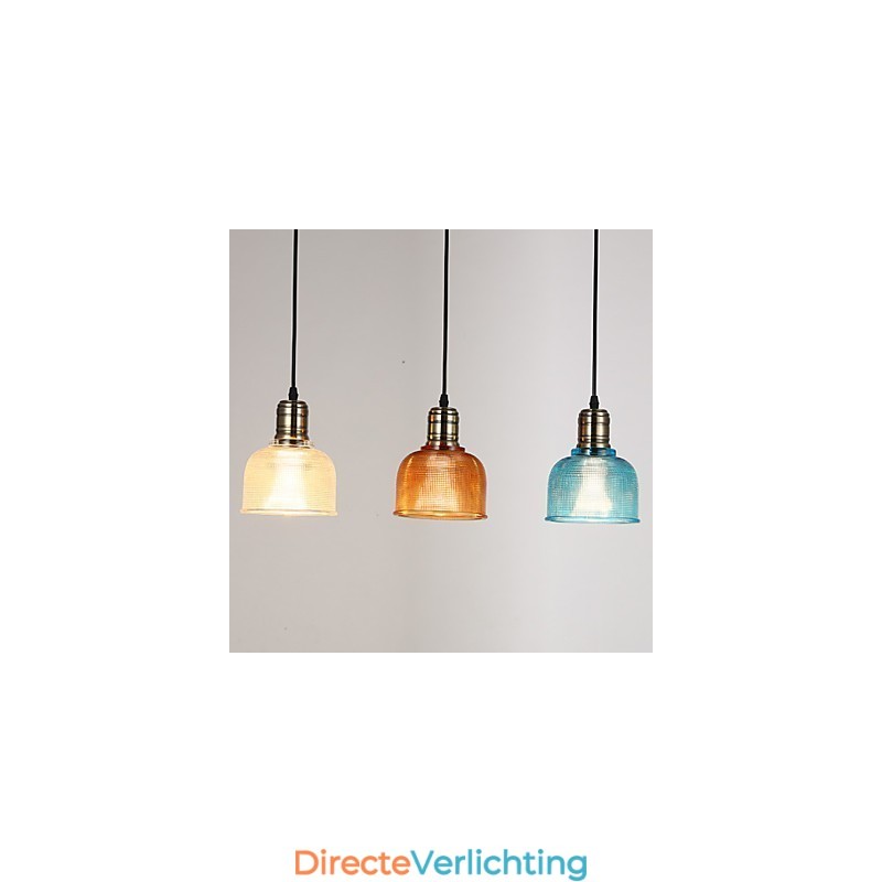 Nordic Small Droplight van glas-in-lood kroonluchter die oude gebruiken herstelt