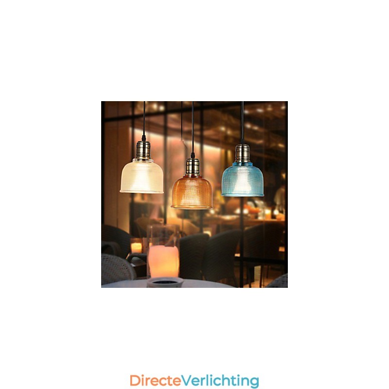 Nordic Small Droplight van glas-in-lood kroonluchter die oude gebruiken herstelt